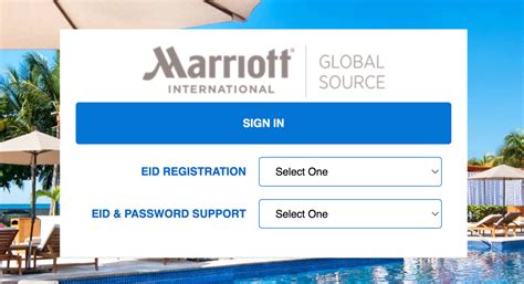 Enterprise ID (EID) Password. . 4myhr login marriott